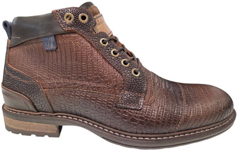 Australian Footwear Australian Montenero Veterboots Laarzen Met Veters Heren Bruin - Foto 4