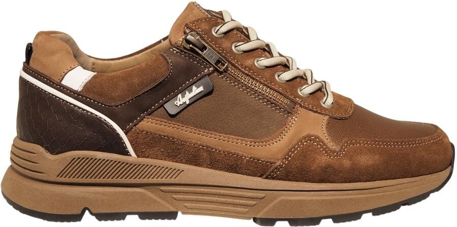 Australian Footwear Australian bruine leren heren sneakers Connery