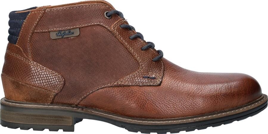 Australian Giorgio leren veterboots cognac