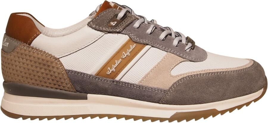 Australian Sneaker Heren Filmon Wit Grijs Combi 15.1600.07-B6V