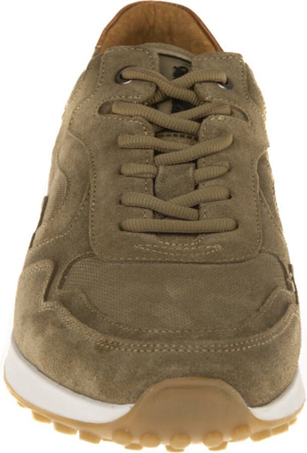 Australian Sneaker Odysey Suède 15.1598.02-EDE Groen-Cognac-Zwart - Foto 5