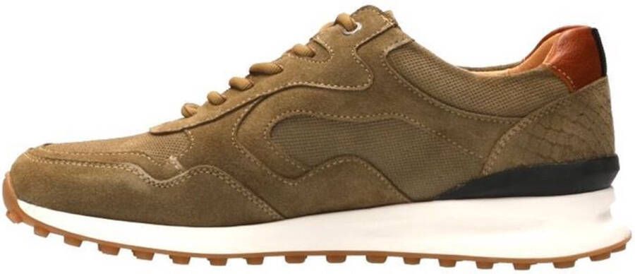 Australian Sneaker Odysey Suède 15.1598.02-EDE Groen-Cognac-Zwart - Foto 14