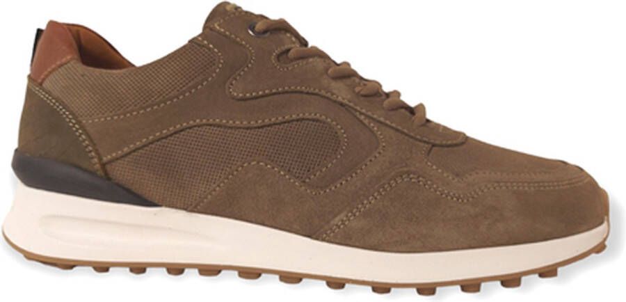 Australian Sneaker Odysey Suède 15.1598.02-EDE Groen-Cognac-Zwart - Foto 13