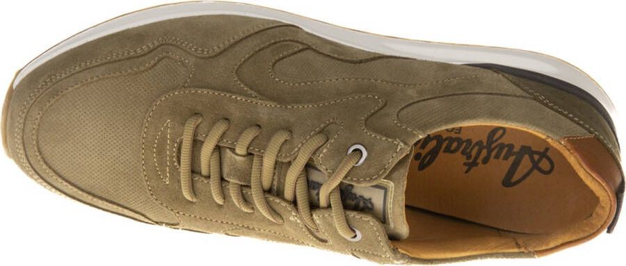 Australian Sneaker Odysey Suède 15.1598.02-EDE Groen-Cognac-Zwart - Foto 16