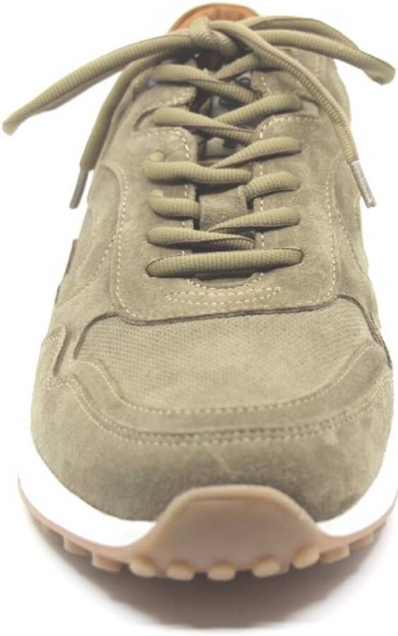 Australian Sneaker Odysey Suède 15.1598.02-EDE Groen-Cognac-Zwart - Foto 11