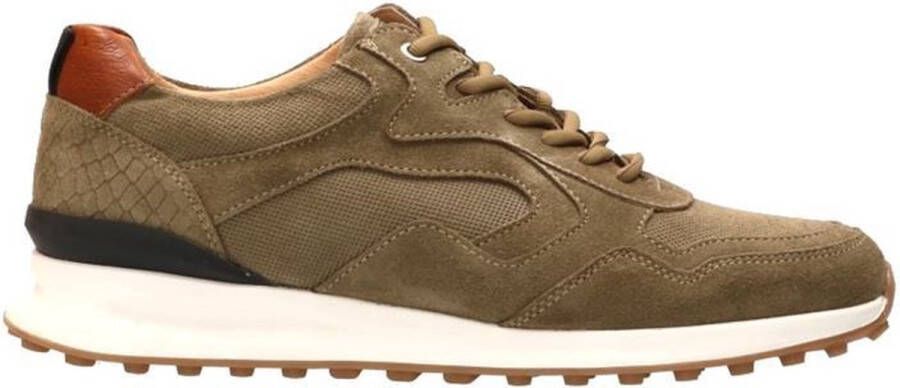 Australian Sneaker Odysey Suède 15.1598.02-EDE Groen-Cognac-Zwart - Foto 15