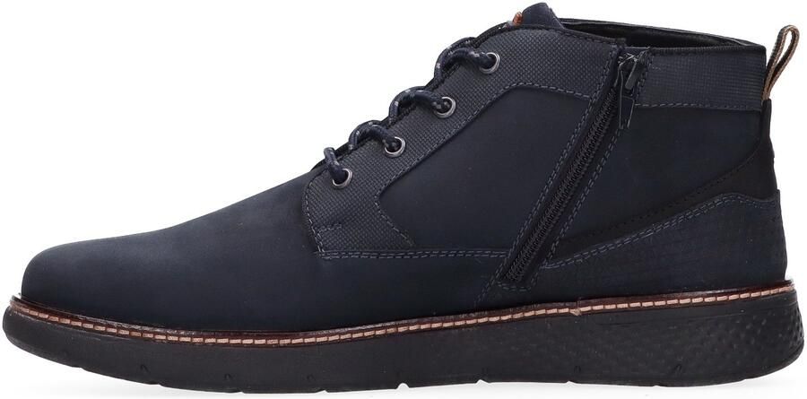 Australian Daryl S00 Blue Veterschoenen Halfhoog Blauw Nubuck Heren Basisinformatie Blauw - Foto 12