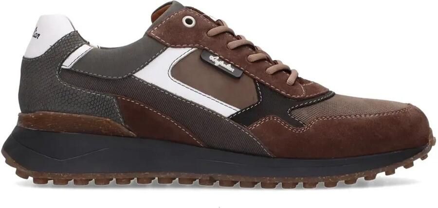 Australian Heren Sneaker Yamato Gijs Bruin Combi 15.1712.02-PKK