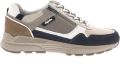 Australian Sneaker Connery Wijdte H 15.1682.06-L68 Taupe Beige Combi - Bruin