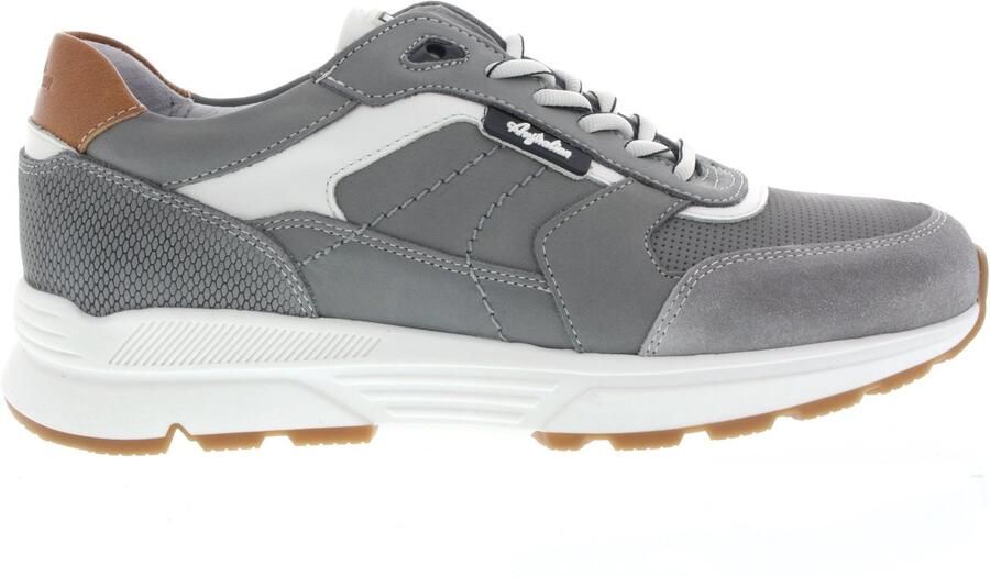 Australian HEREN SNEAKERS GRIJS 15.1691.01-K01 COVILHA GREY LEATHER K01 GREY-WHITE - Foto 2