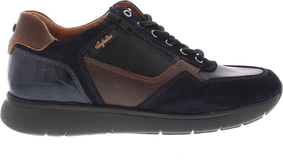 Australian Dakota H leest 15.1642.01-AEX Black blue brown veter rits