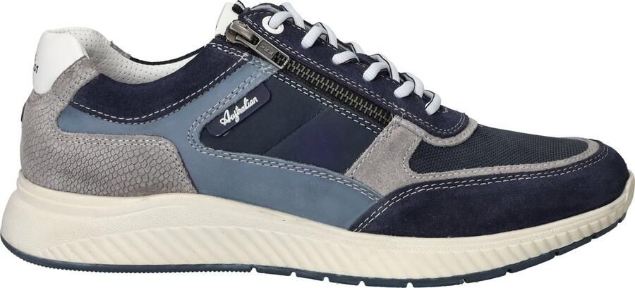 Australian Heren Sneakers Maurizio Blue-grey-white Blauw
