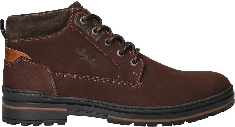 Australian art 15.1578.05 D47 Middelburg brown nubuck veterschoen heren