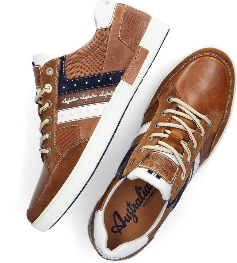 Bruin Tinten Nottingham Lage sneakers Leren Sneaker Heren Bruin