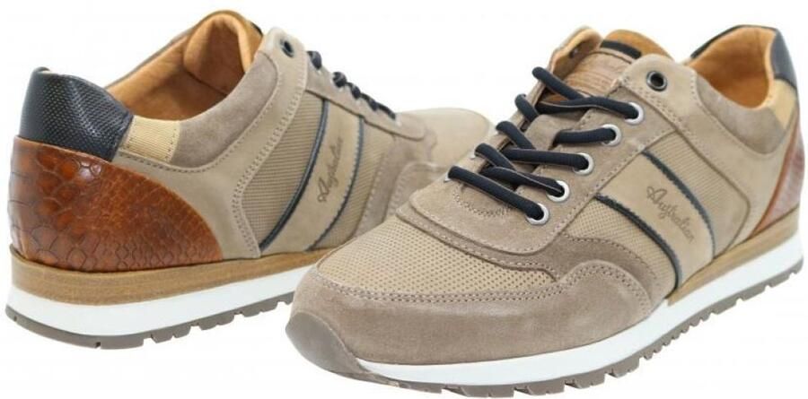 Australian Footwear Navarone Sneakers Taupe Orange - Foto 2