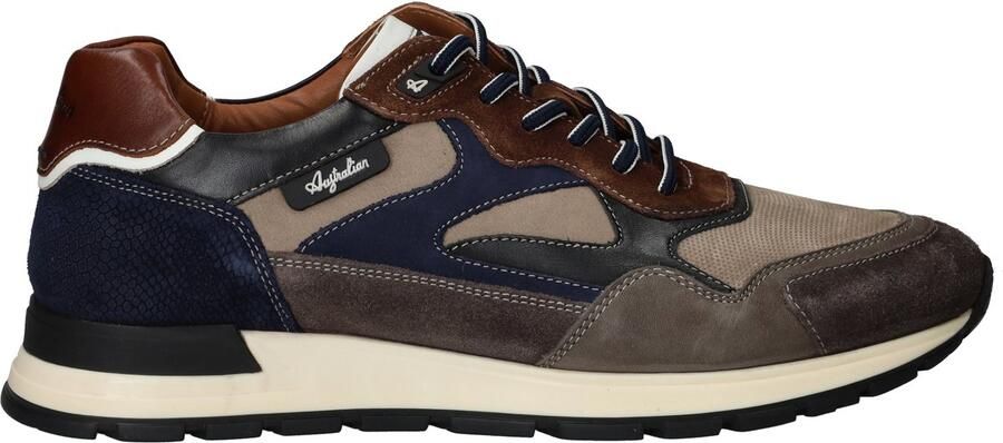 Australian Tiago Sneakers Heren Leren Sneaker Taupe