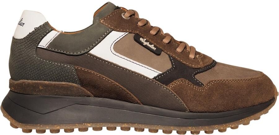 Australian Heren Sneaker Yamato Gijs Bruin Combi 15.1712.02-PKK