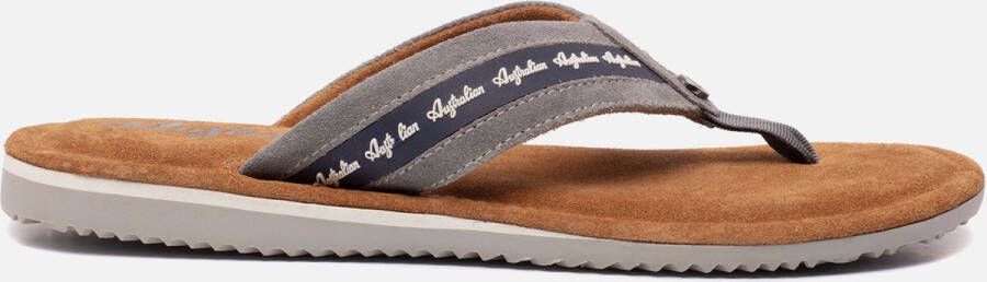Australian Footwear Azurro Slippers Grijs Grey Blue Schoenen