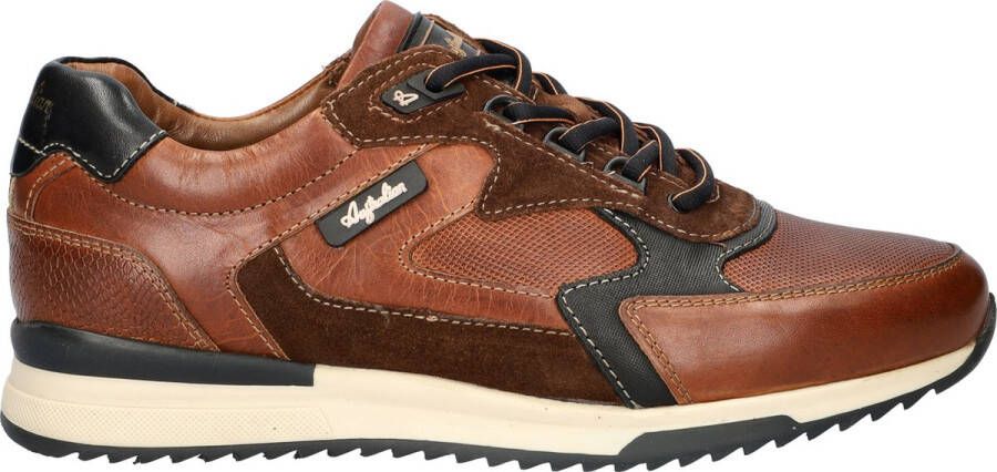 Australian Bakersville Cognac Black G-Wijdte Veterschoenen