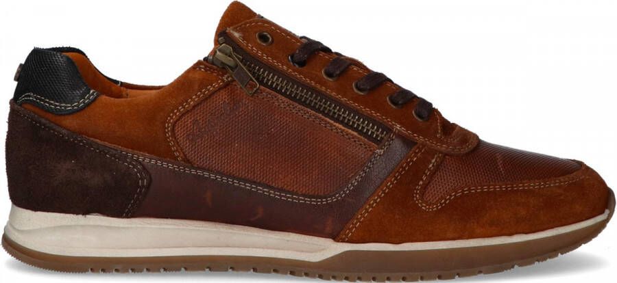 Bruine leren sneakers heren cheap