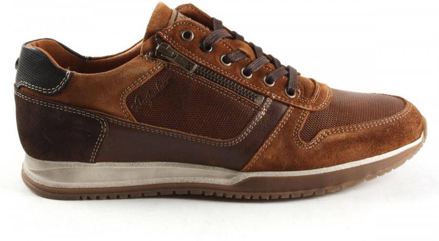 Australian Footwear Browning Sneakers Cognac Heren Sneakers Cognac