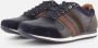 Australian Camaro Lage sneakers Leren Sneaker Heren Blauw - Thumbnail 3