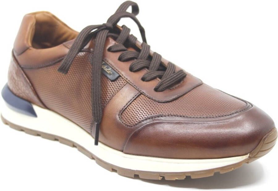 Australian CAMBRIDGE 15 1625 01 D21 Cognacbruine sneaker wijdte G - Foto 3
