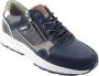 Australian Connery Heren Sneaker 15.1646.02-SO2 Blauw Grijs Wijdte H - Thumbnail 1