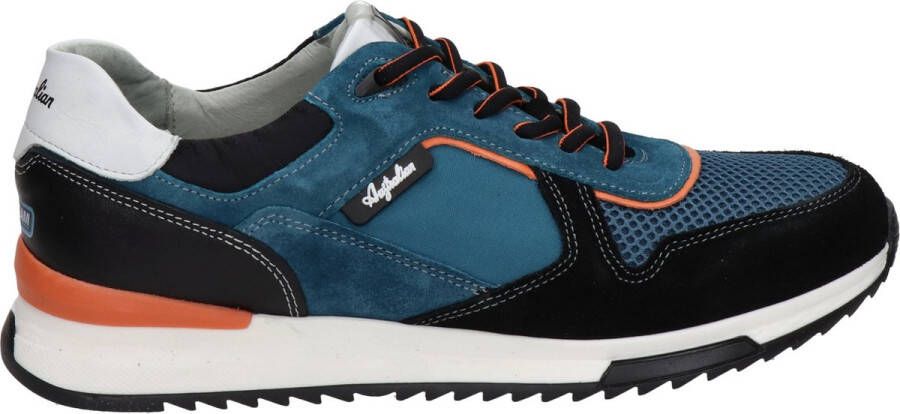 Australian Tim Tom Collection Sneaker Dakar 15.1570.01 Aqua Zwart Suède