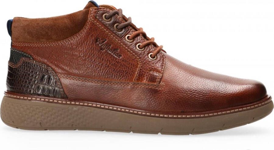 Australian Dexter Veterboots Laarzen Met Veters Heren Cognac