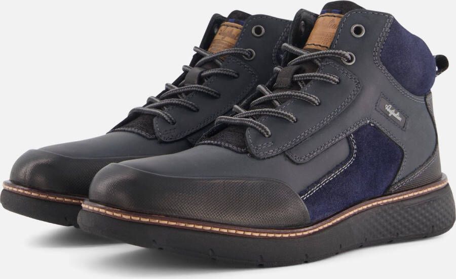 Australian Durango Veterboots Laarzen Met Veters Heren Blauw - Foto 4