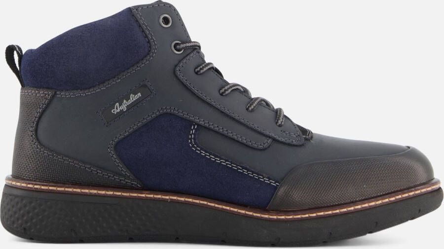 Australian Durango Veterboots Laarzen Met Veters Heren Blauw - Foto 4
