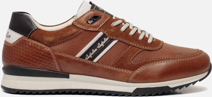 Australian Bruine Leren Sneakers met Comfortabele Pasvorm Brown Heren - Foto 5