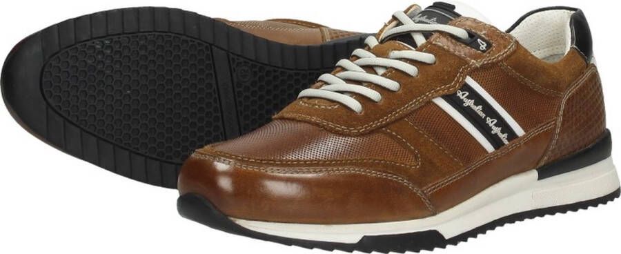 Australian Bruine Leren Sneakers met Comfortabele Pasvorm Brown Heren - Foto 4