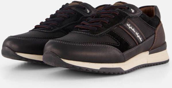 Australian Filmon Sneakers Heren Leren Sneaker Zwart