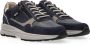 Australian Connery Heren Sneaker 15.1646.02-SO2 Blauw Grijs Wijdte H - Thumbnail 7