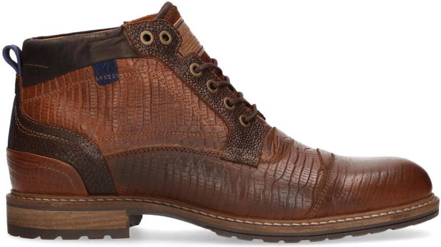 Australian Footwear Australian Montenero Veterboots Laarzen Met Veters Heren Bruin