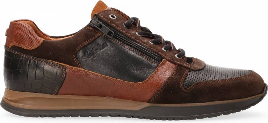 Australian Footwear Browning Sneakers Zwart Black brown cognac