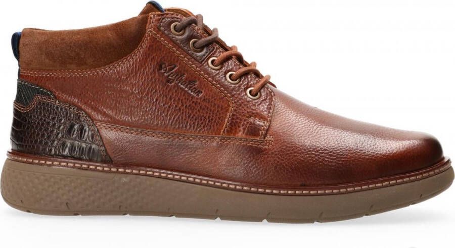 Australian Footwear Dexter Leather Mens Cognac Combi