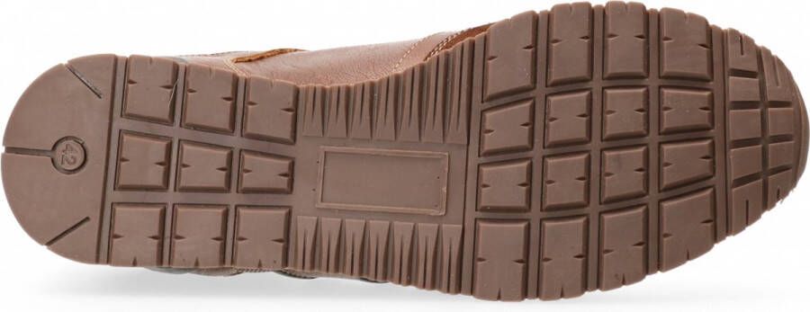 Australian Bruin Tinten Navarone Lage sneakers Leren Sneaker Heren Bruin - Foto 5