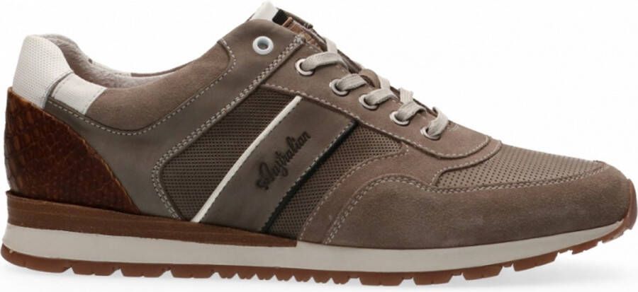 Australian Bruin Tinten Navarone Lage sneakers Leren Sneaker Heren Taupe - Foto 4