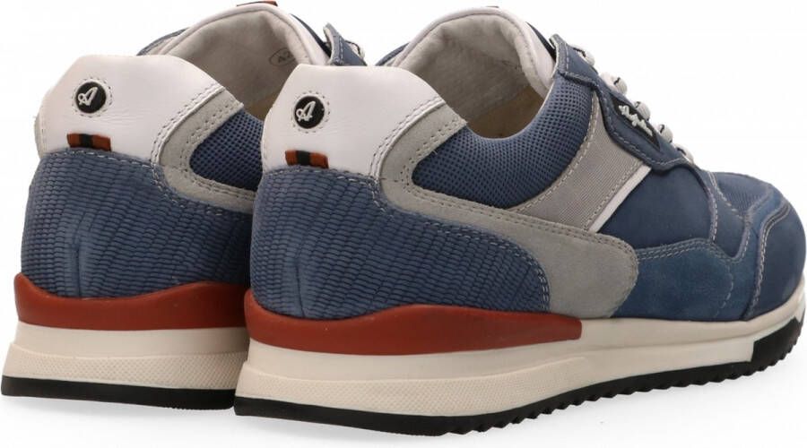 Australian Footwear Roberto Sneakers Blauw Blue-Grey-Brick