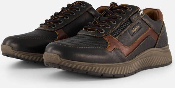 Australian HATCHBACK 15 1607 02 A08 Zwarte sneaker met rits wijdte G