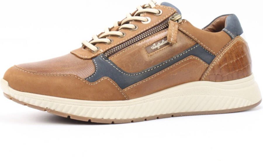 Australian HATCHBACK 15 1607 02 A08 Zwarte sneaker met rits wijdte G