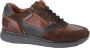 Australian Heren Sneaker Dokota 15.1642.01-T5X Cogna Blauw Bruin Wijdte H - Thumbnail 4