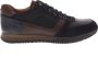 Australian Footwear Browning Sneakers Widht H Zwart Black-brown-navy - Thumbnail 1