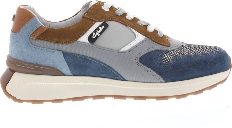 Australian Heren Sneakers Kyoto Grey Leather Grijs