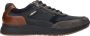 Australian Sneakers Maurizio Blue Leather Blauw - Thumbnail 1
