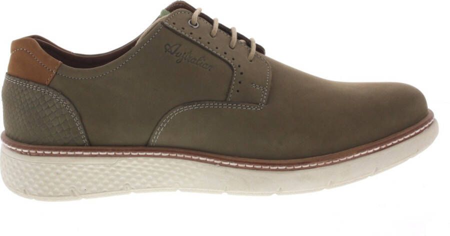 Australian Heren Veterschoenen Preston Light Green Groen - Foto 3