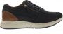 Australian Heren Sneakers Huricane Leather Blue Tan Donkerblauw - Thumbnail 1